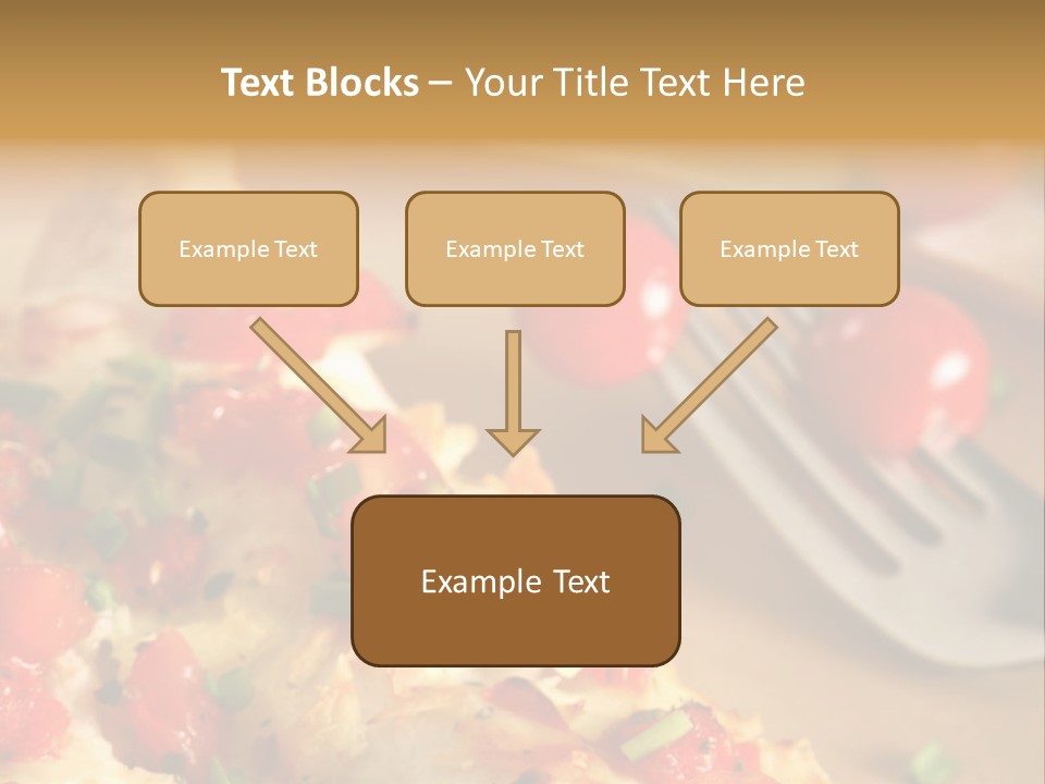 Cheese Grated Onion PowerPoint Template