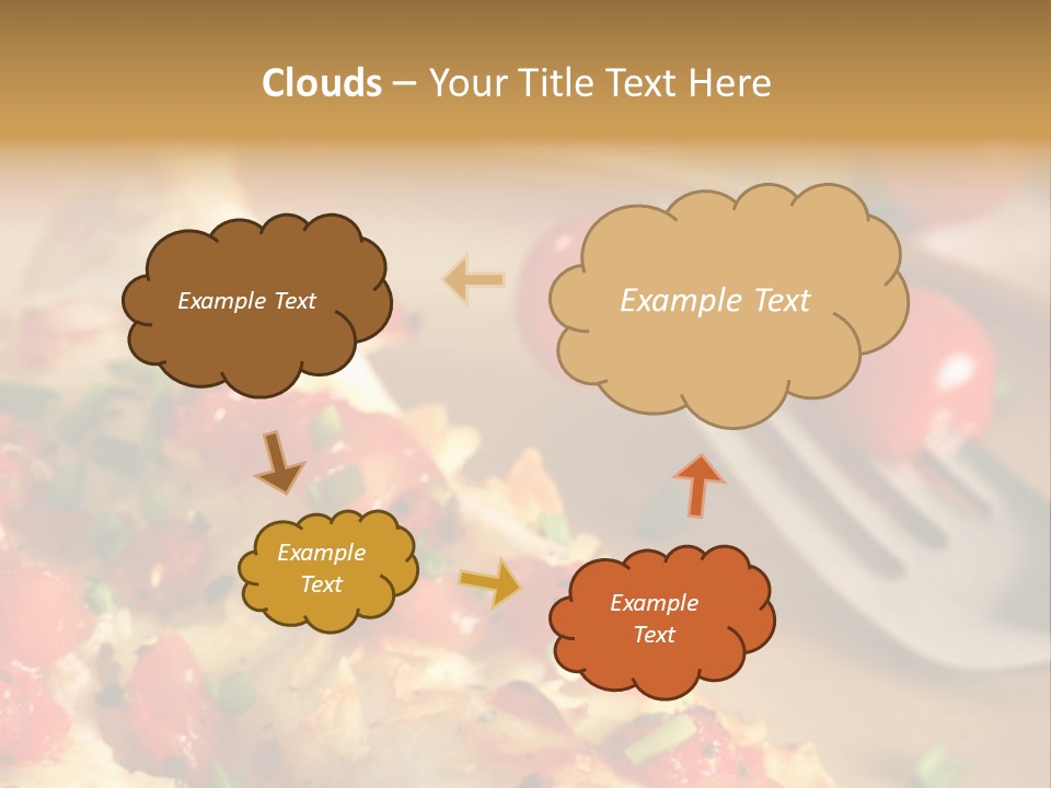 Cheese Grated Onion PowerPoint Template