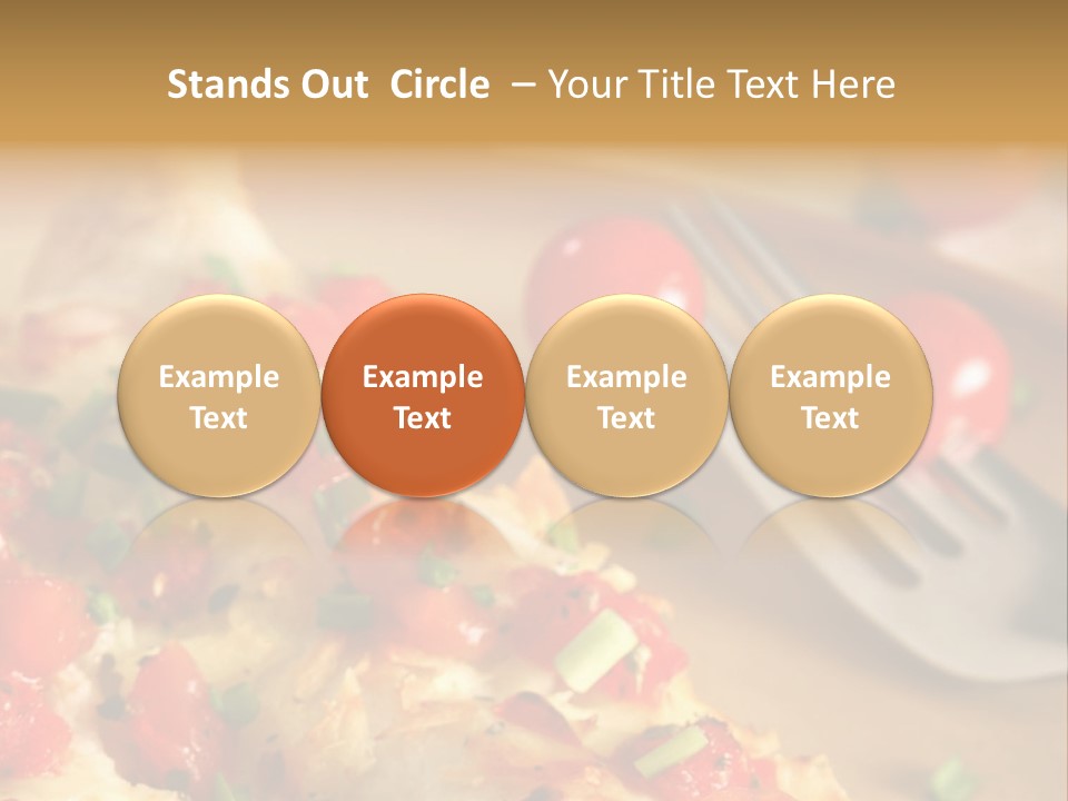 Cheese Grated Onion PowerPoint Template