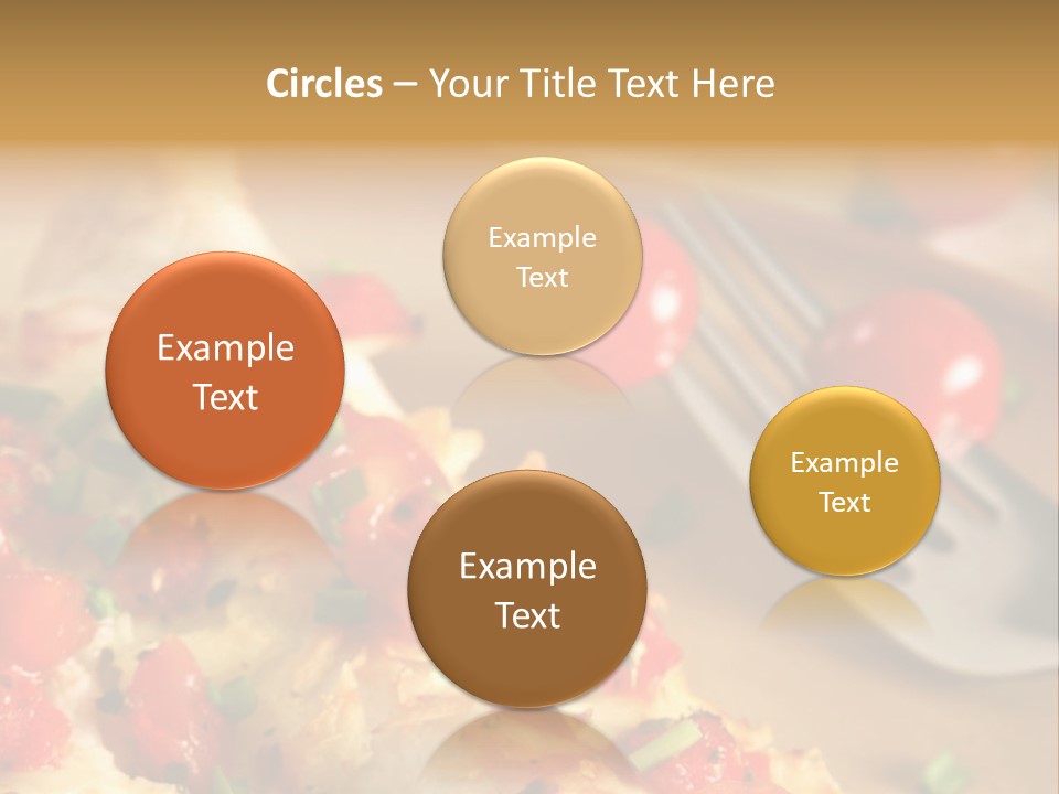 Cheese Grated Onion PowerPoint Template