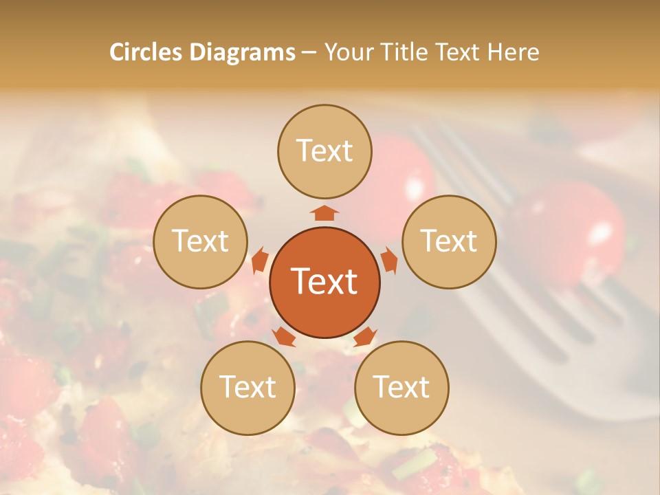 Cheese Grated Onion PowerPoint Template