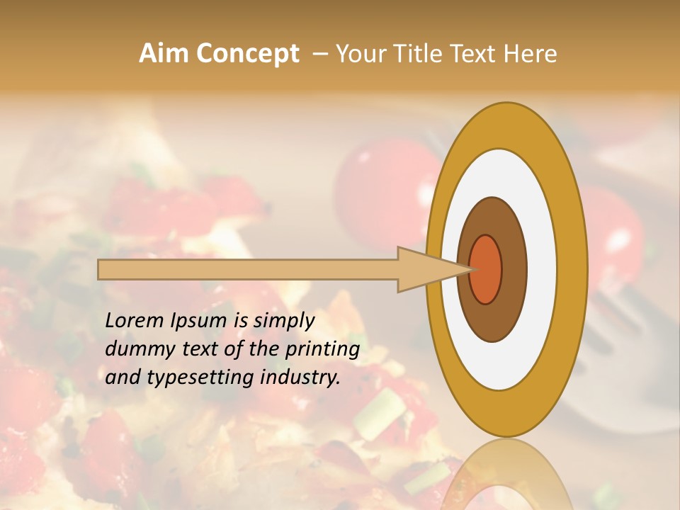 Cheese Grated Onion PowerPoint Template