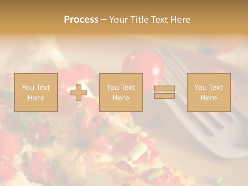 Cheese Grated Onion PowerPoint Template
