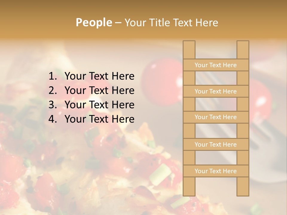 Cheese Grated Onion PowerPoint Template