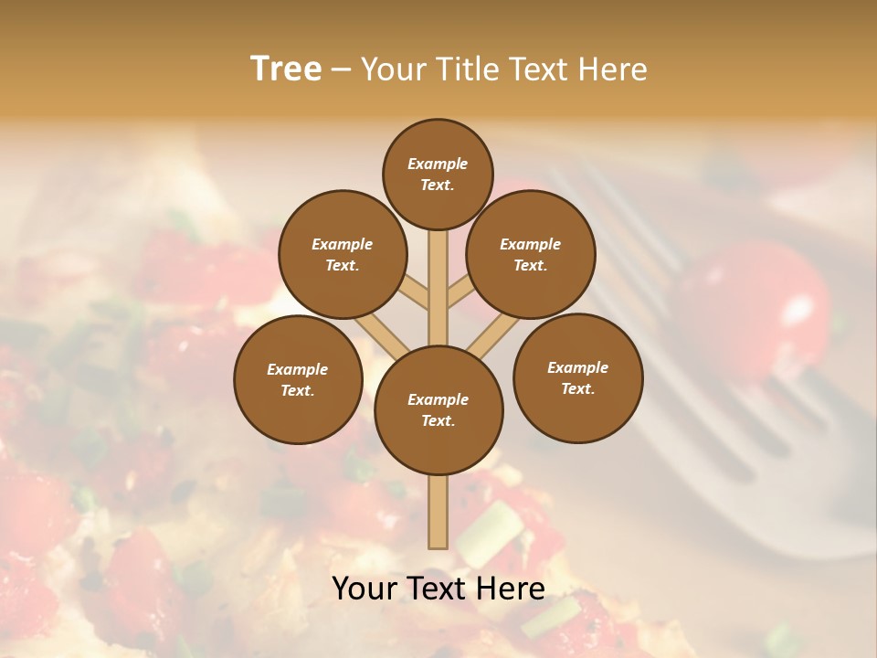 Cheese Grated Onion PowerPoint Template