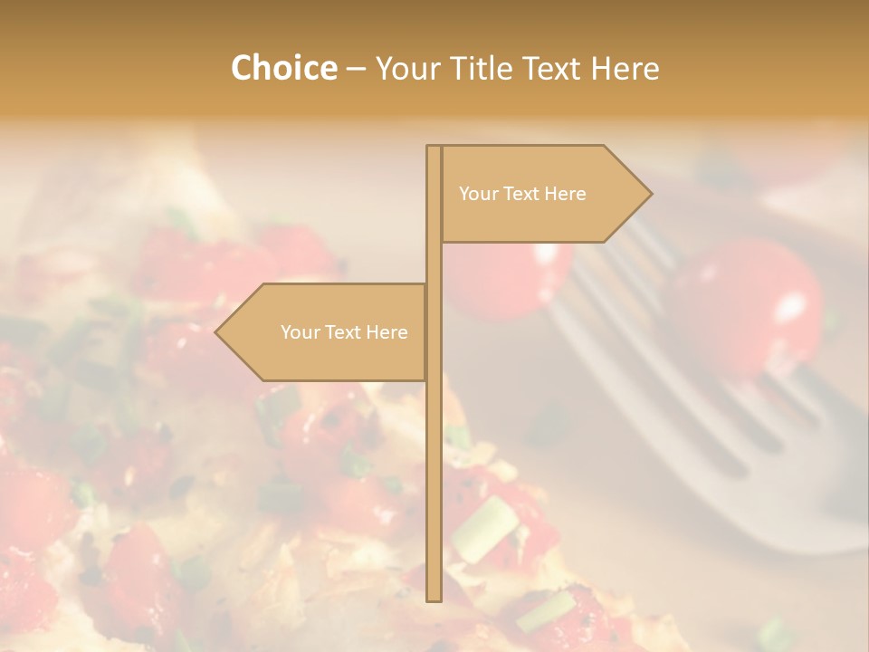 Cheese Grated Onion PowerPoint Template