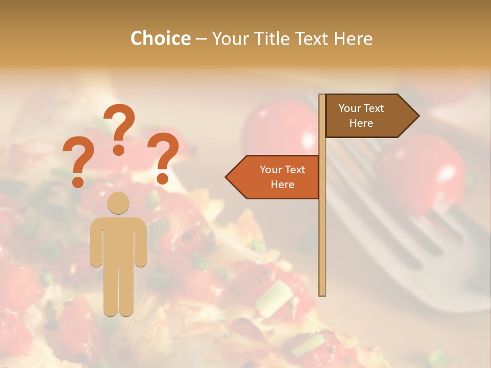 Cheese Grated Onion PowerPoint Template