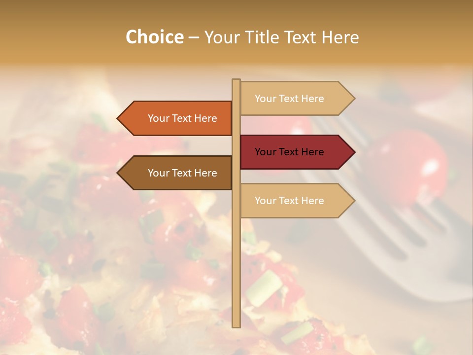 Cheese Grated Onion PowerPoint Template