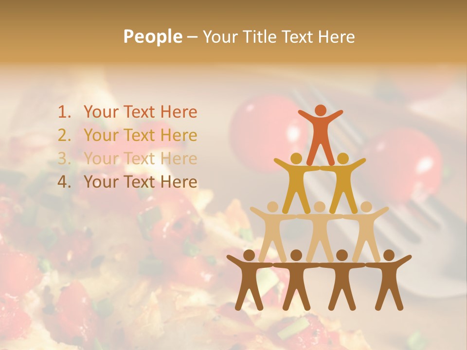 Cheese Grated Onion PowerPoint Template