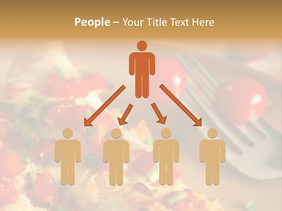 Cheese Grated Onion PowerPoint Template