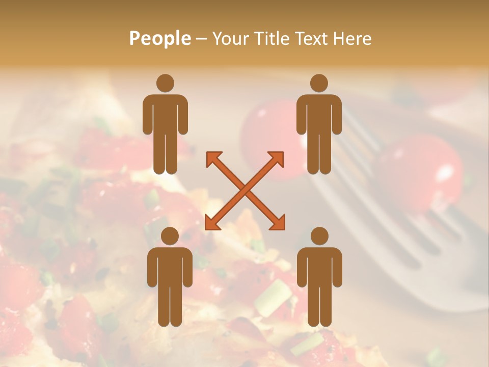 Cheese Grated Onion PowerPoint Template