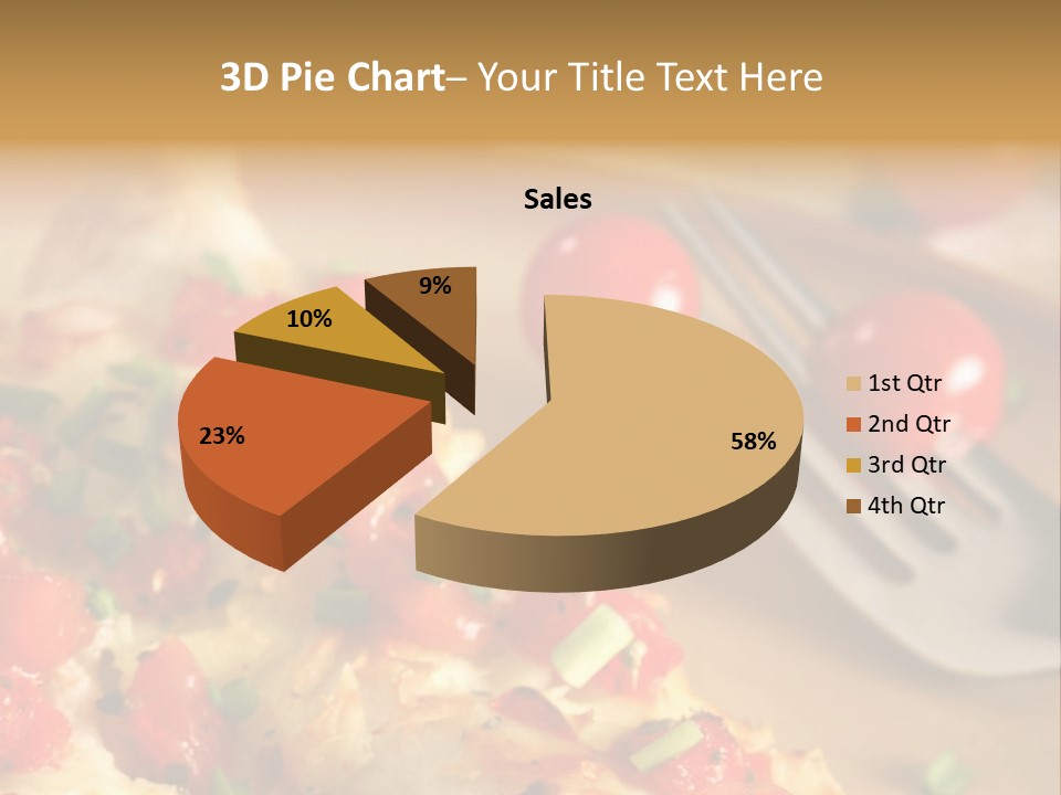 Cheese Grated Onion PowerPoint Template
