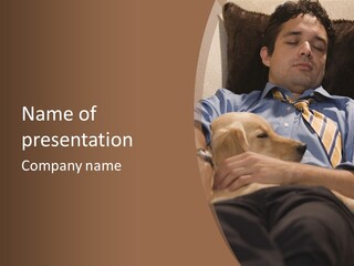 Family People Animals PowerPoint Template