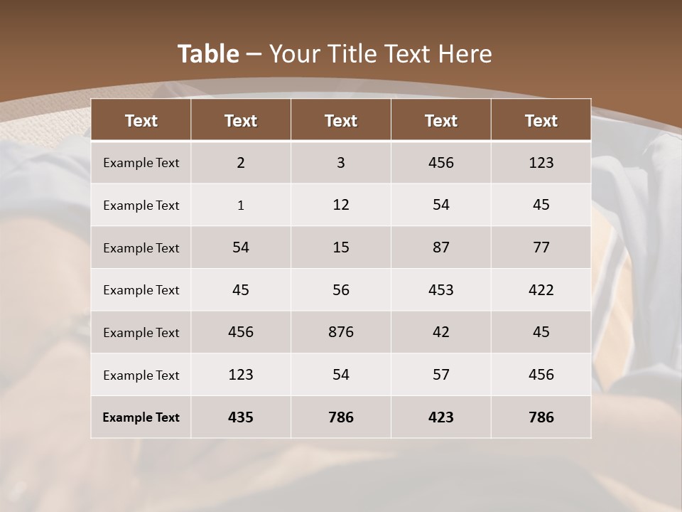 Family People Animals PowerPoint Template