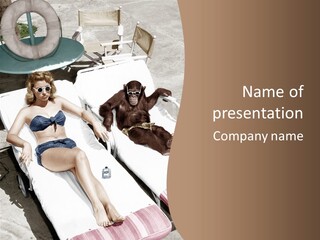 Years Bygone Era Funny PowerPoint Template