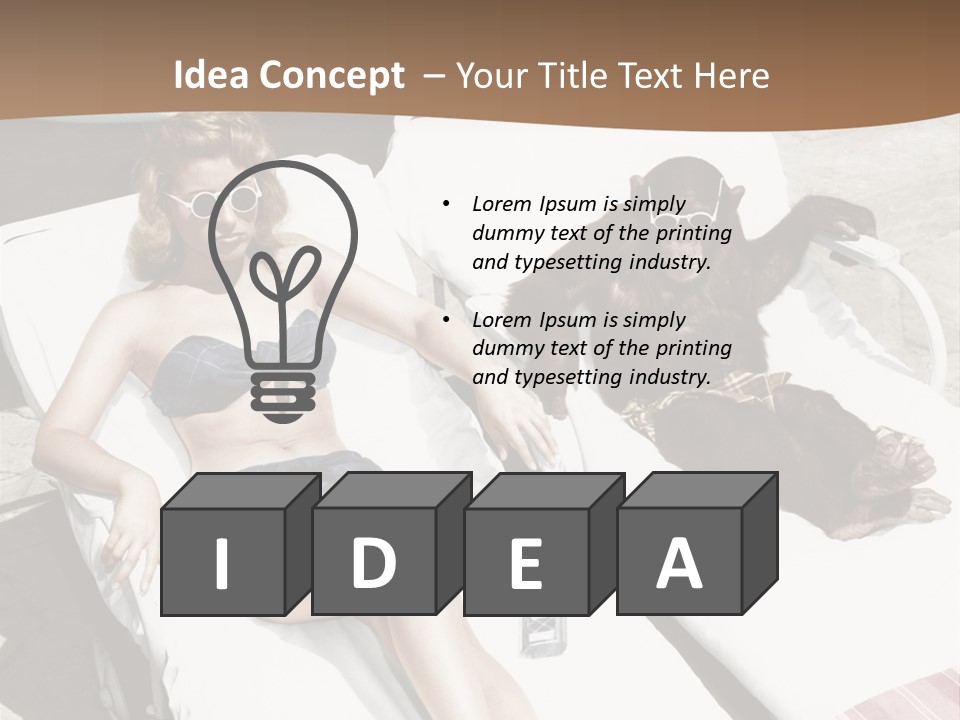 Years Bygone Era Funny PowerPoint Template