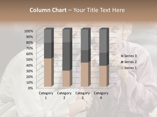 Anxious Female Years PowerPoint Template