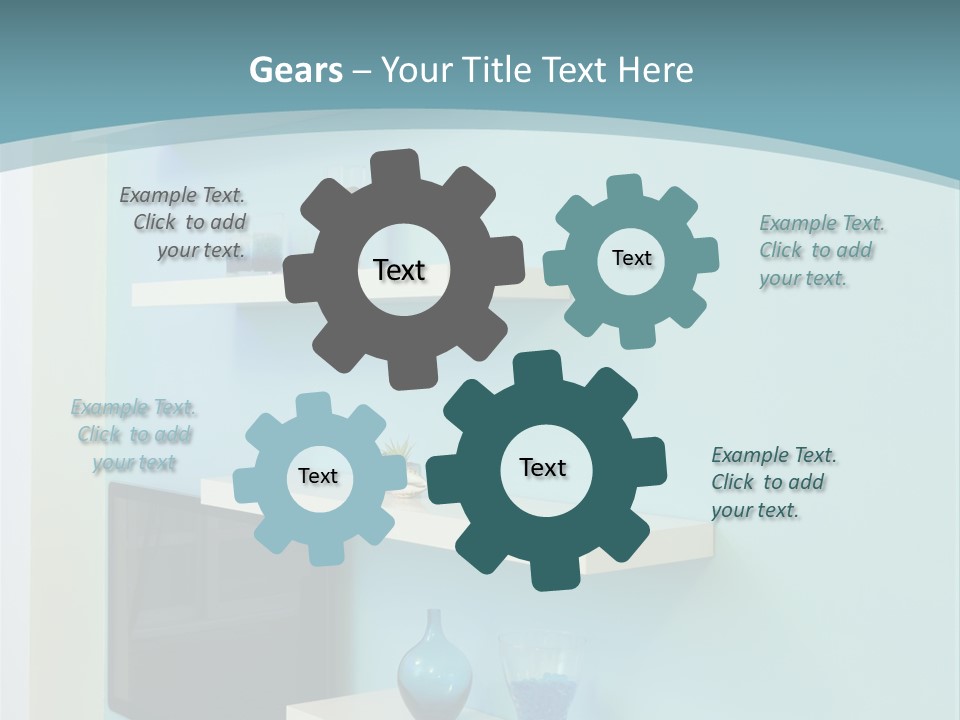 Lighting Equipment Contemporary Furniture PowerPoint Template