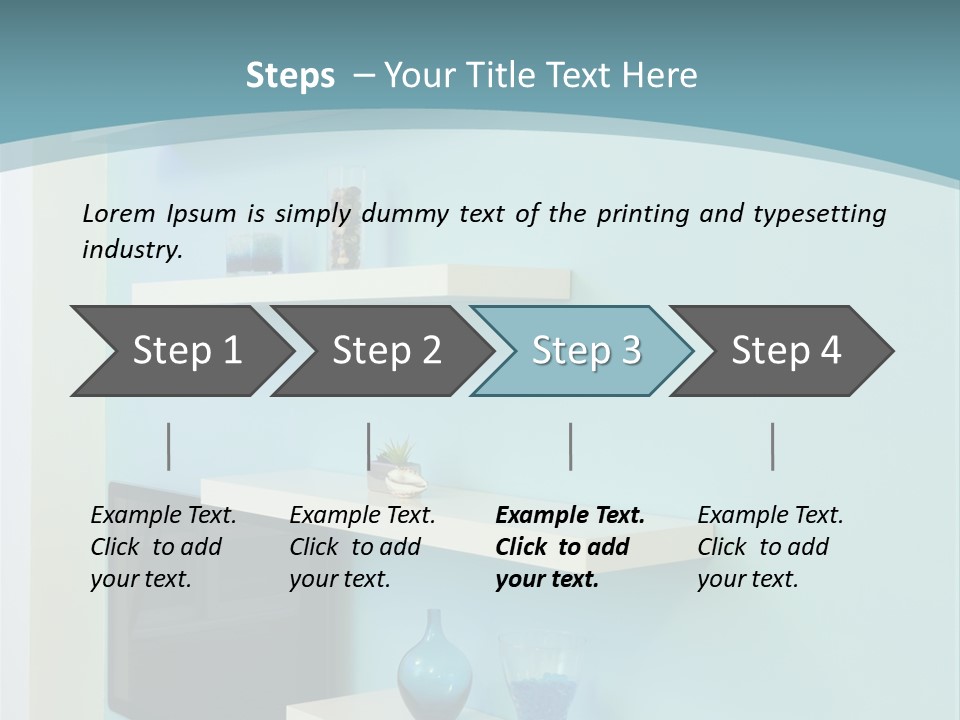 Lighting Equipment Contemporary Furniture PowerPoint Template