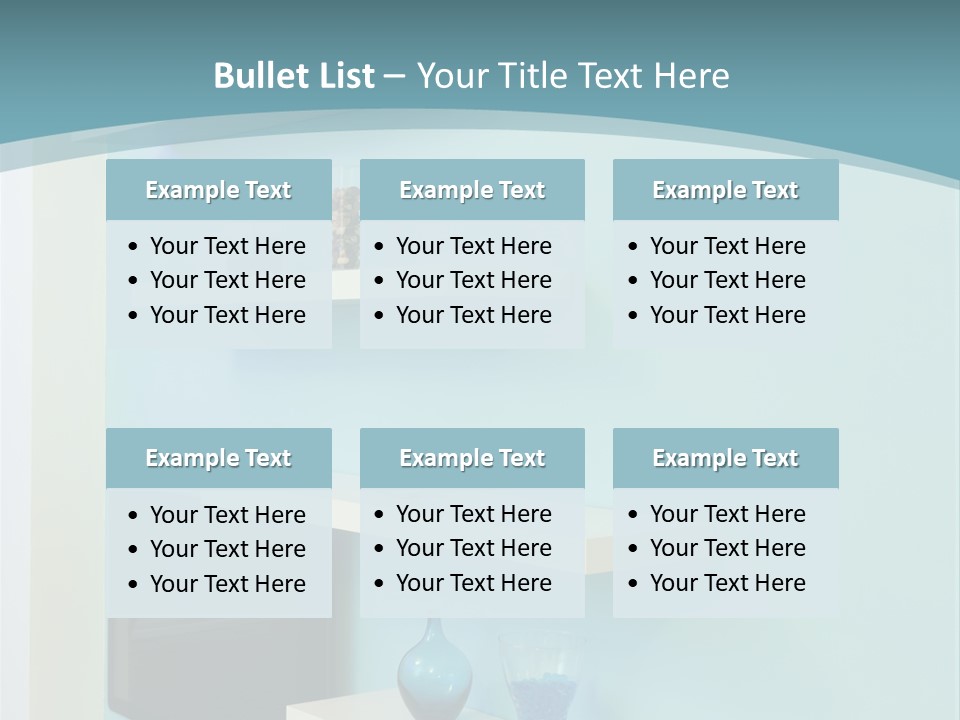 Lighting Equipment Contemporary Furniture PowerPoint Template