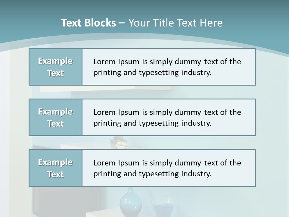 Lighting Equipment Contemporary Furniture PowerPoint Template