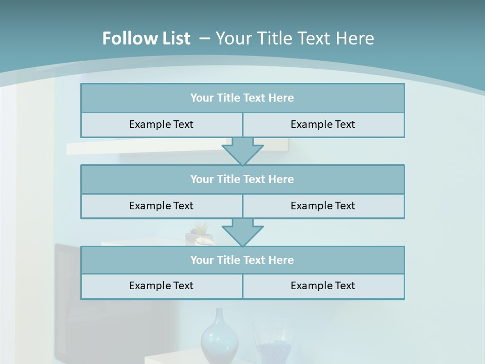 Lighting Equipment Contemporary Furniture PowerPoint Template