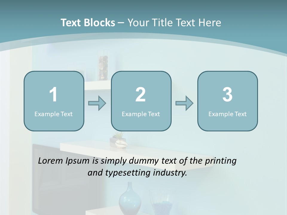 Lighting Equipment Contemporary Furniture PowerPoint Template