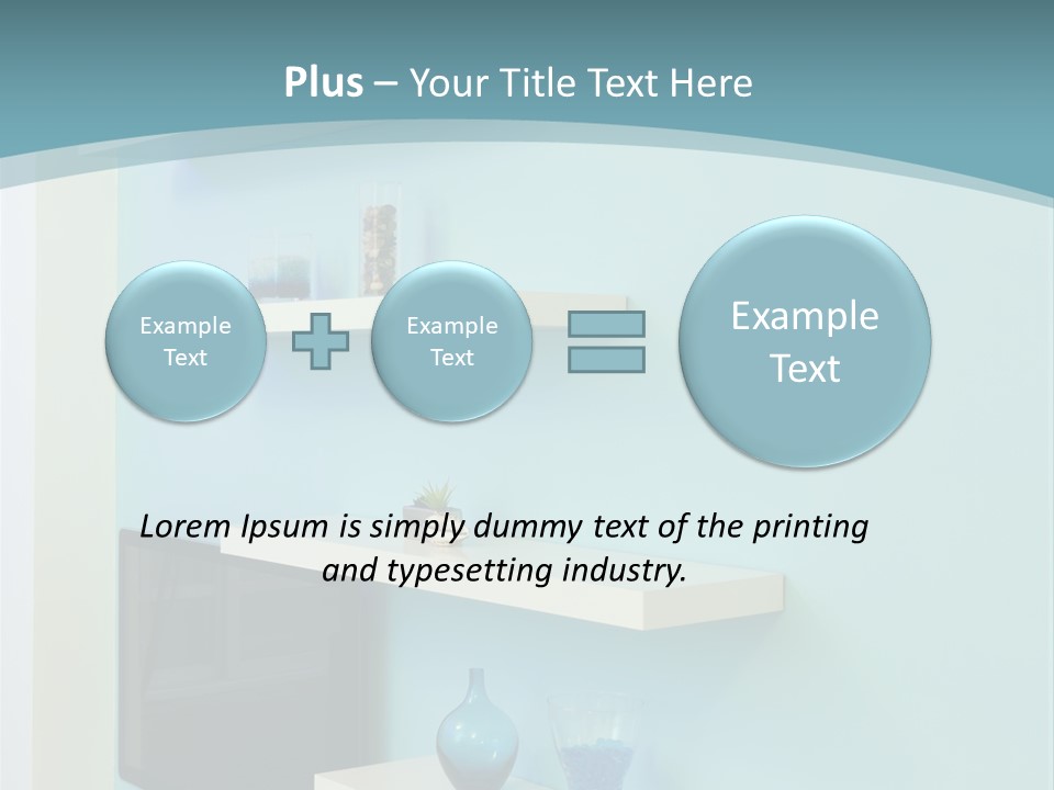 Lighting Equipment Contemporary Furniture PowerPoint Template