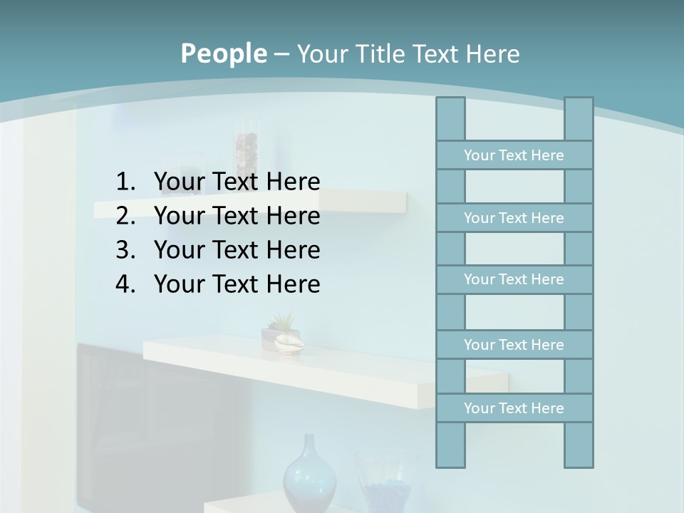 Lighting Equipment Contemporary Furniture PowerPoint Template