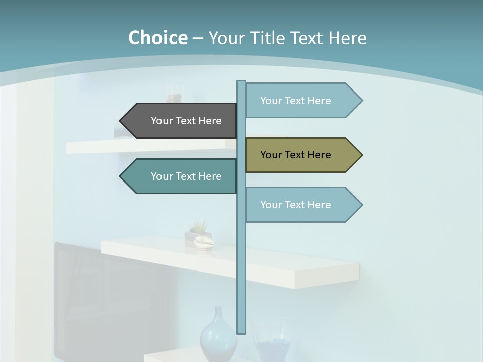 Lighting Equipment Contemporary Furniture PowerPoint Template