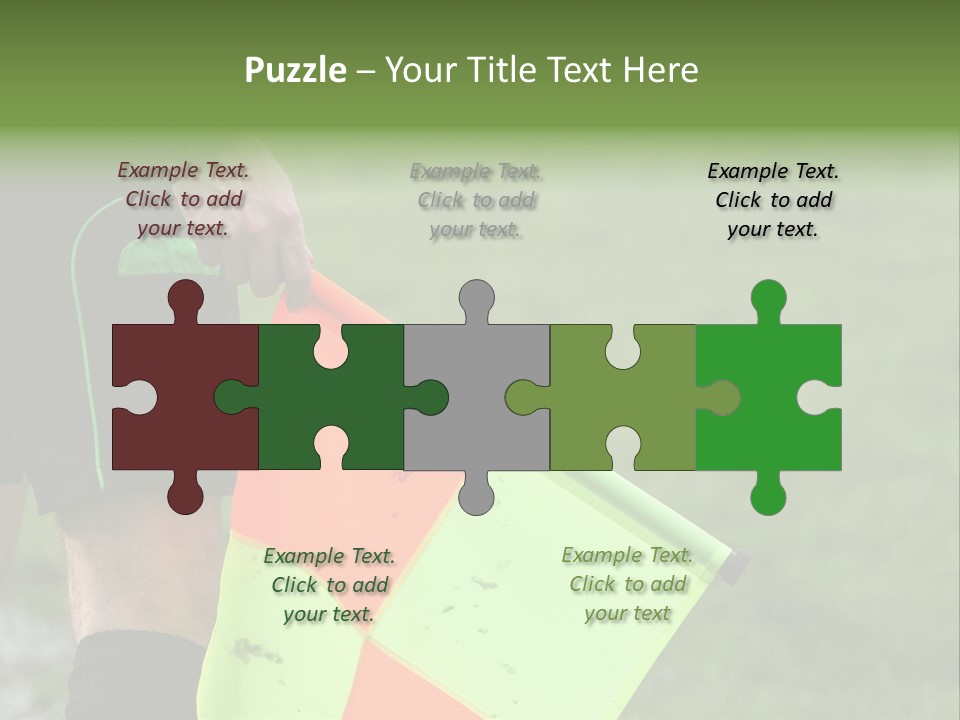 Action Game Soccer PowerPoint Template