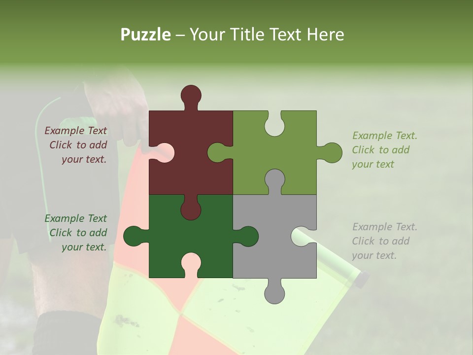 Action Game Soccer PowerPoint Template