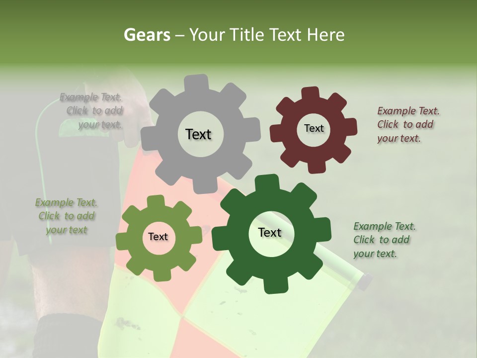 Action Game Soccer PowerPoint Template