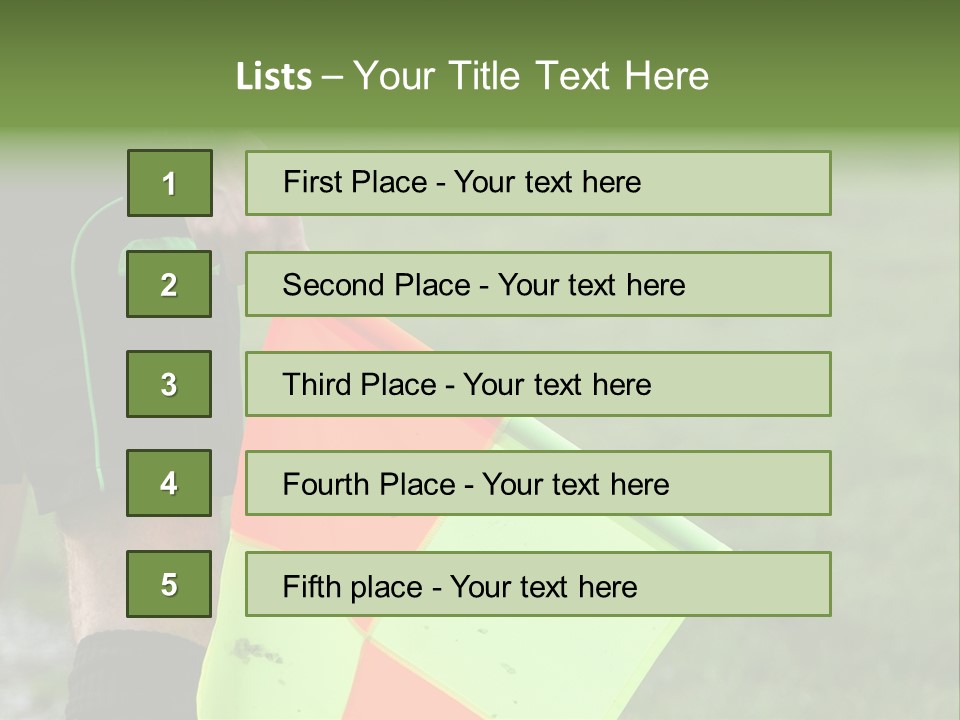 Action Game Soccer PowerPoint Template