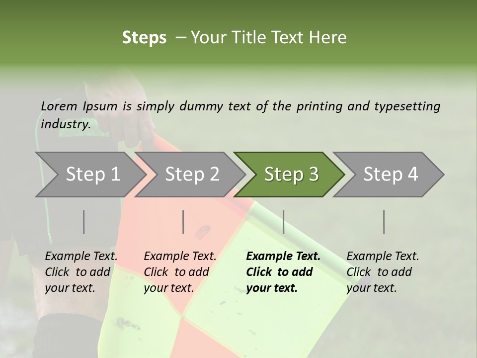 Action Game Soccer PowerPoint Template