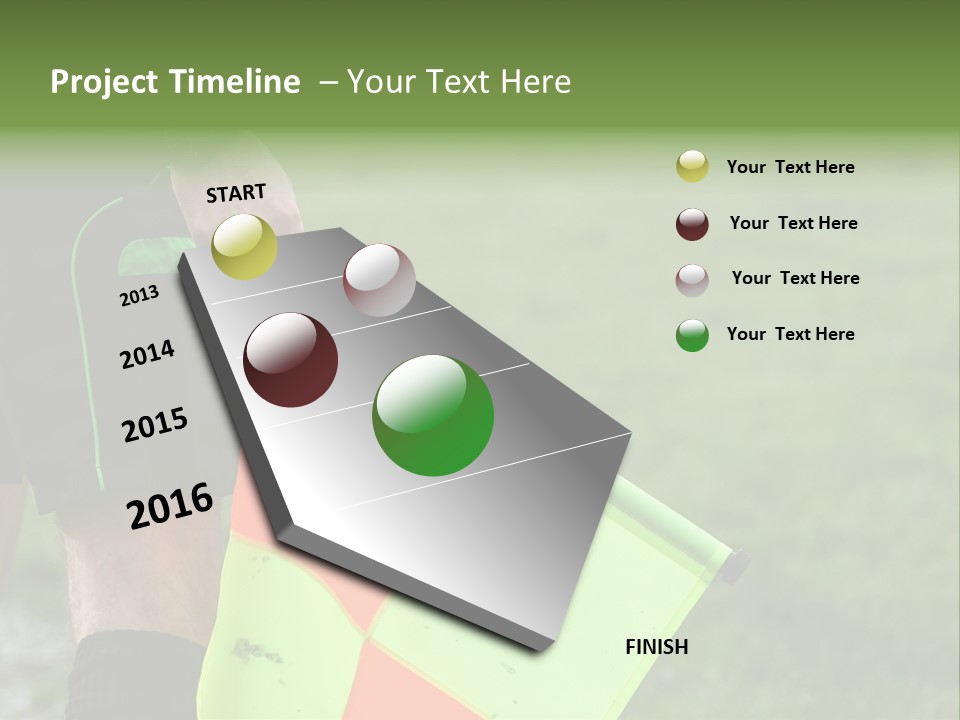 Action Game Soccer PowerPoint Template