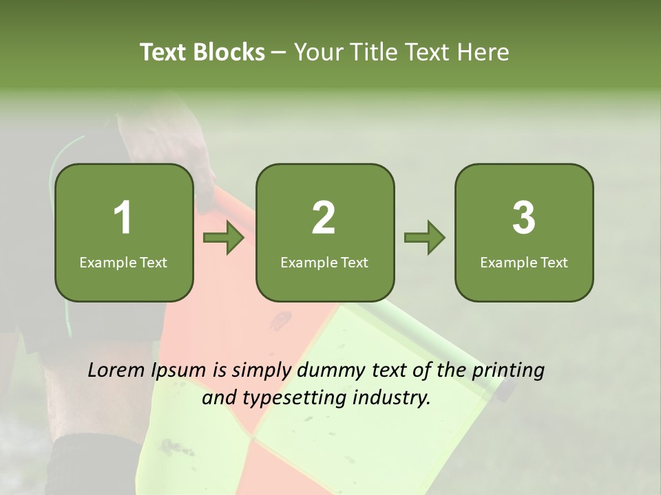 Action Game Soccer PowerPoint Template