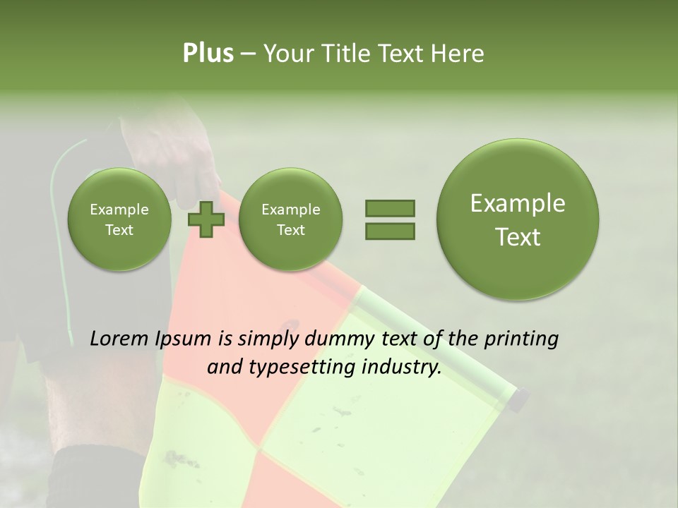 Action Game Soccer PowerPoint Template