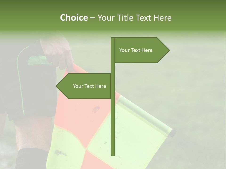 Action Game Soccer PowerPoint Template