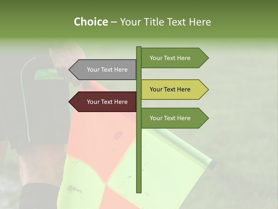 Action Game Soccer PowerPoint Template