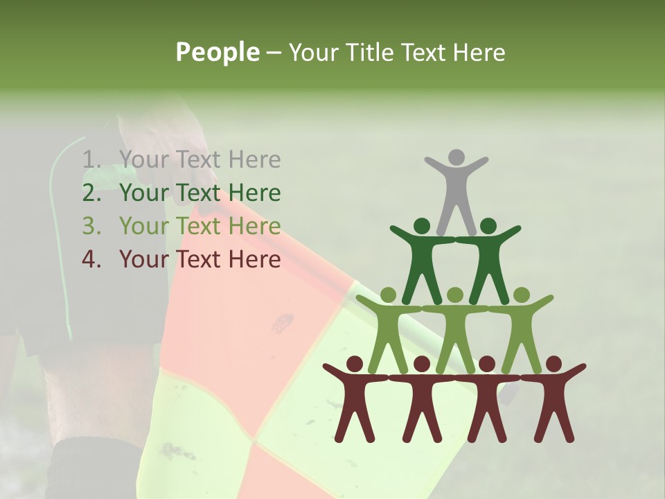 Action Game Soccer PowerPoint Template