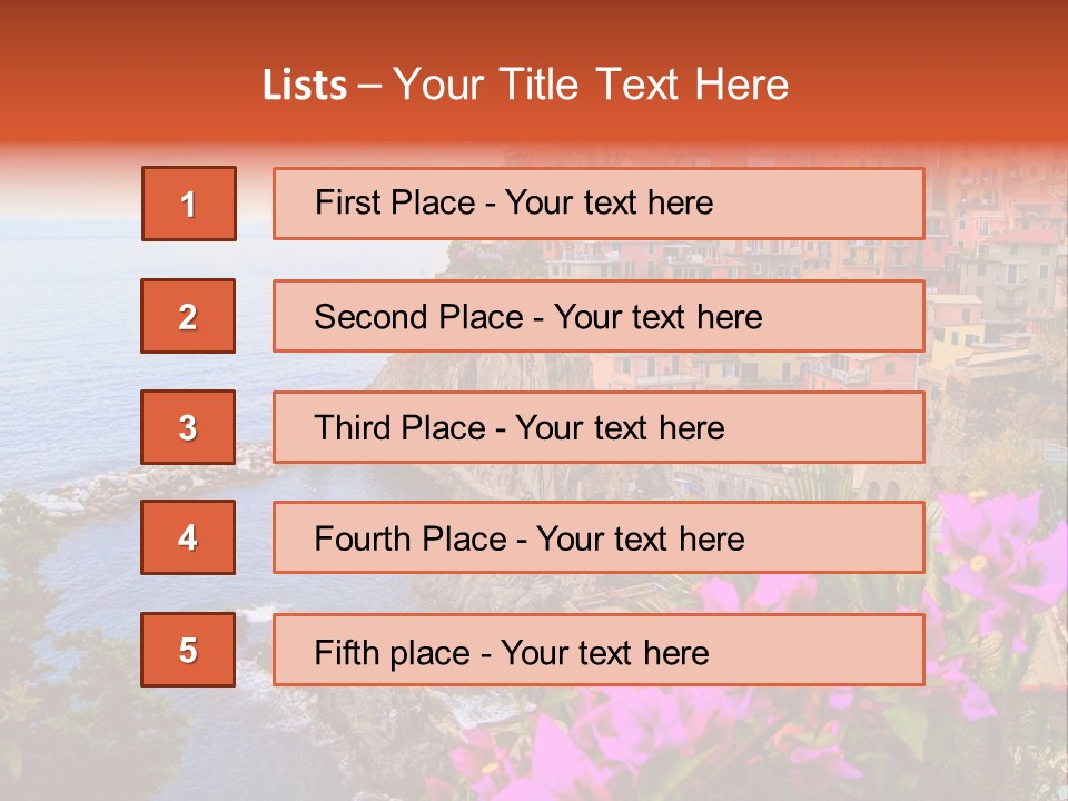 Italia Structure Terrace PowerPoint Template