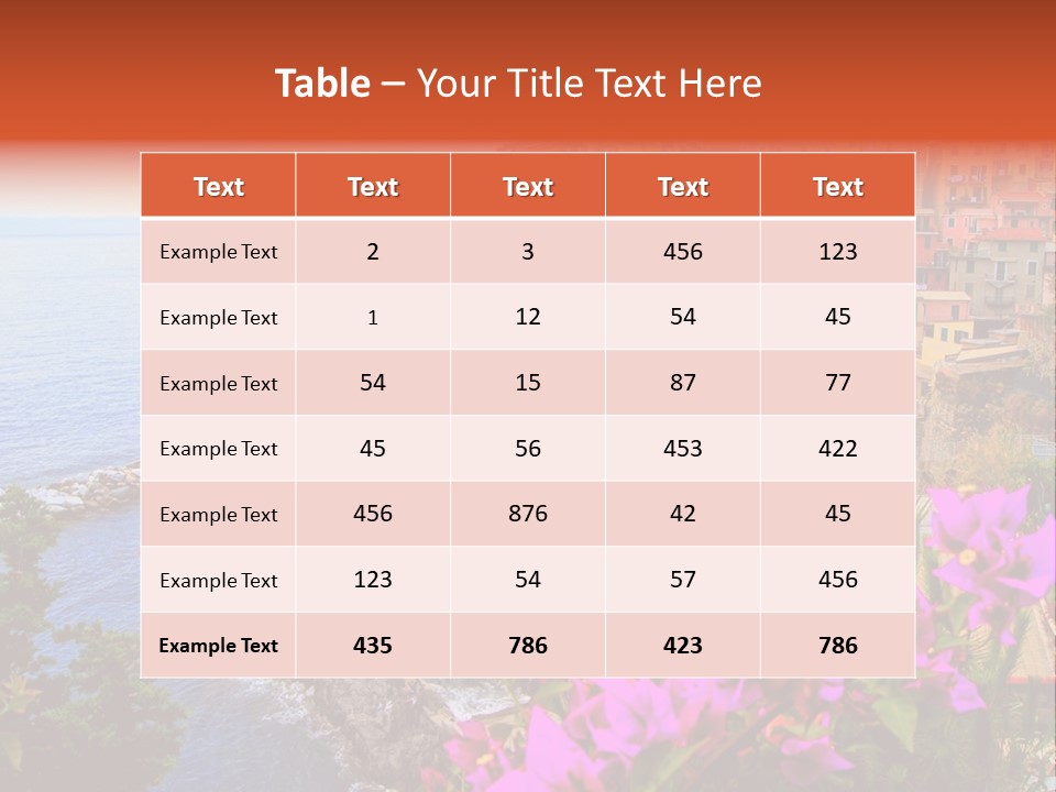 Italia Structure Terrace PowerPoint Template
