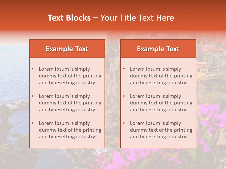 Italia Structure Terrace PowerPoint Template