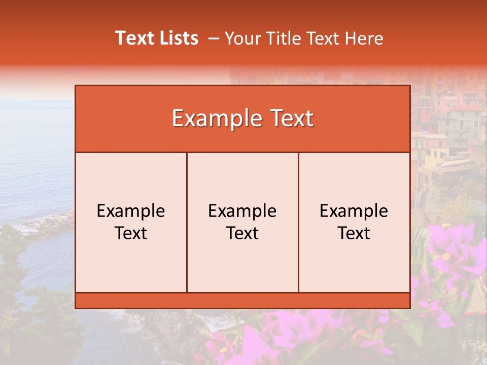 Italia Structure Terrace PowerPoint Template