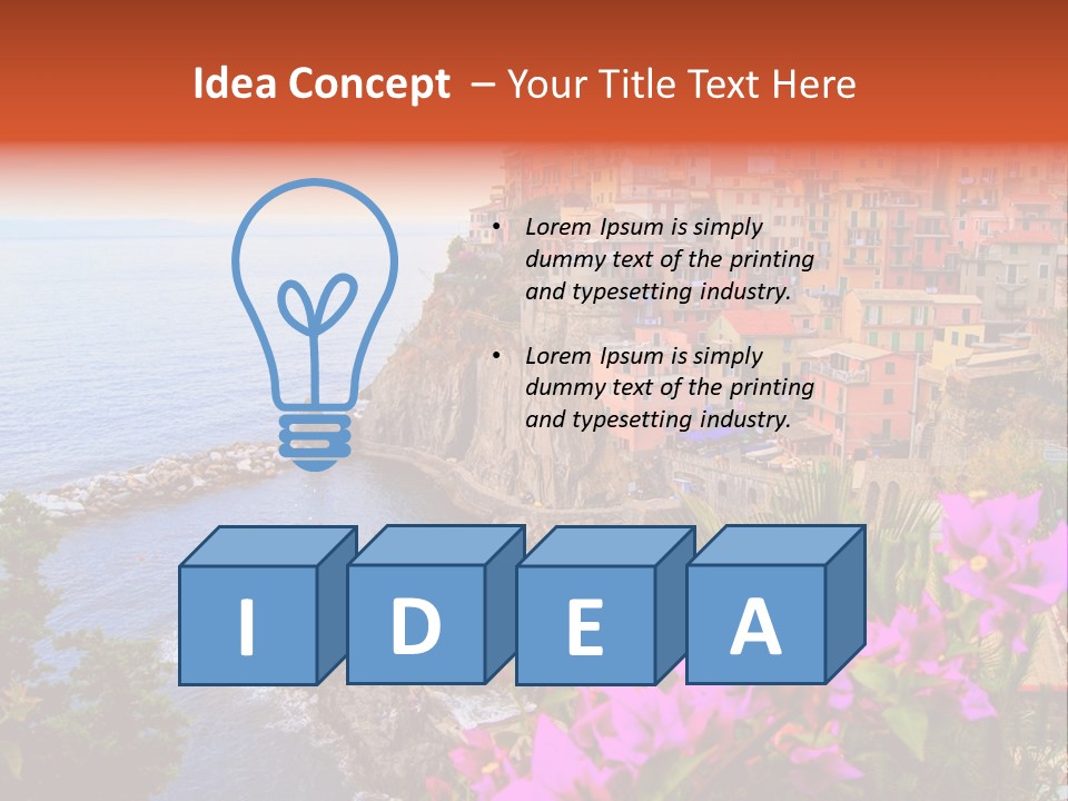 Italia Structure Terrace PowerPoint Template