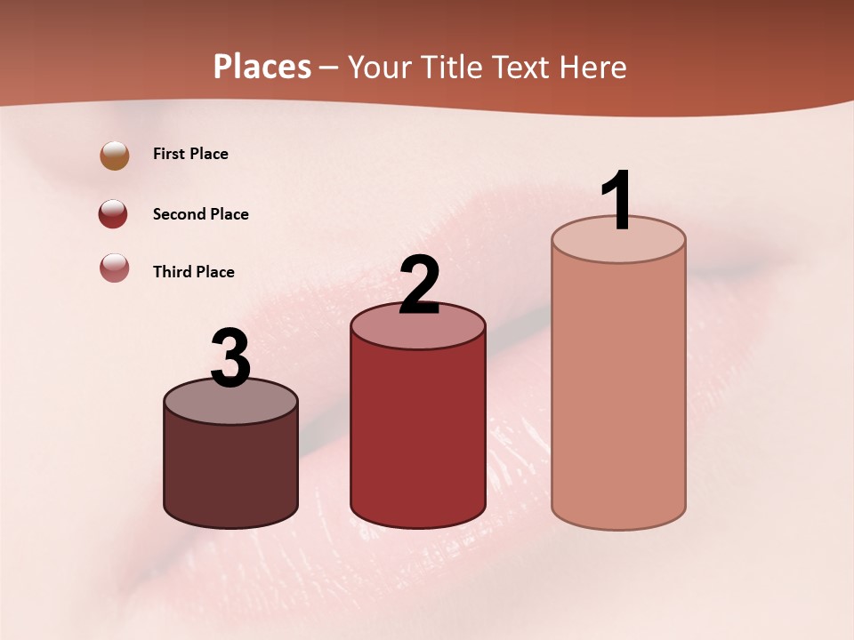 Skincare Lipstick Blush PowerPoint Template