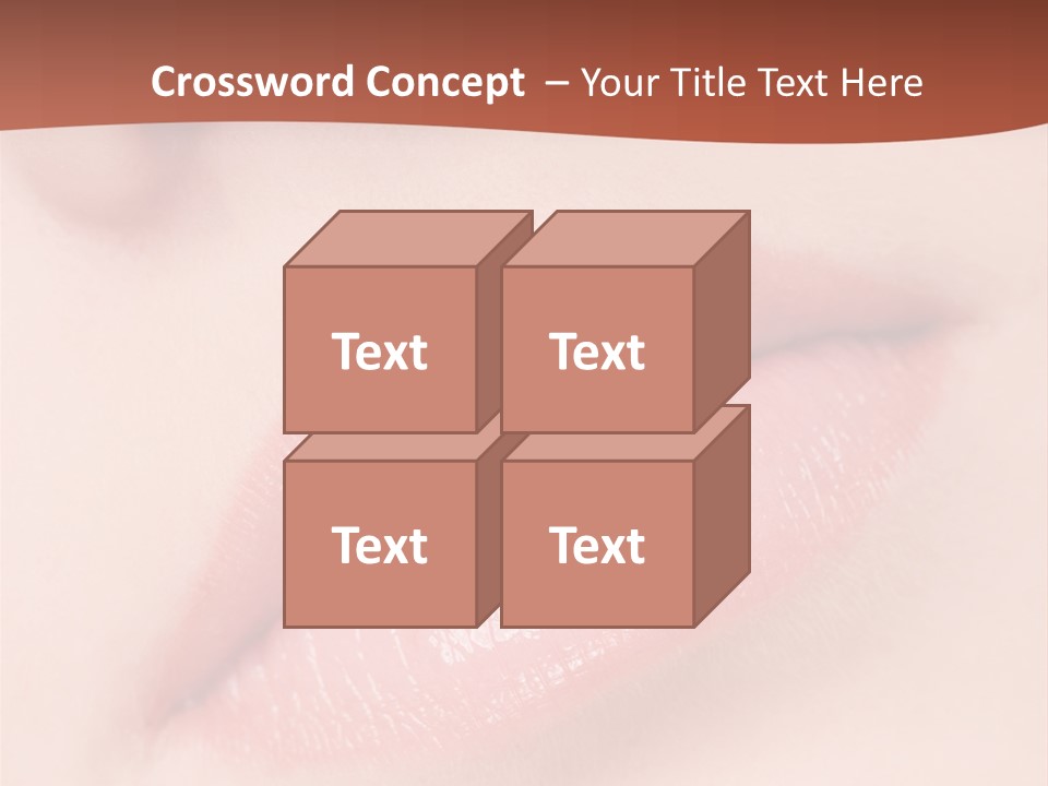 Skincare Lipstick Blush PowerPoint Template