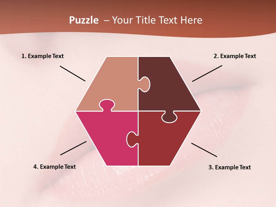 Skincare Lipstick Blush PowerPoint Template