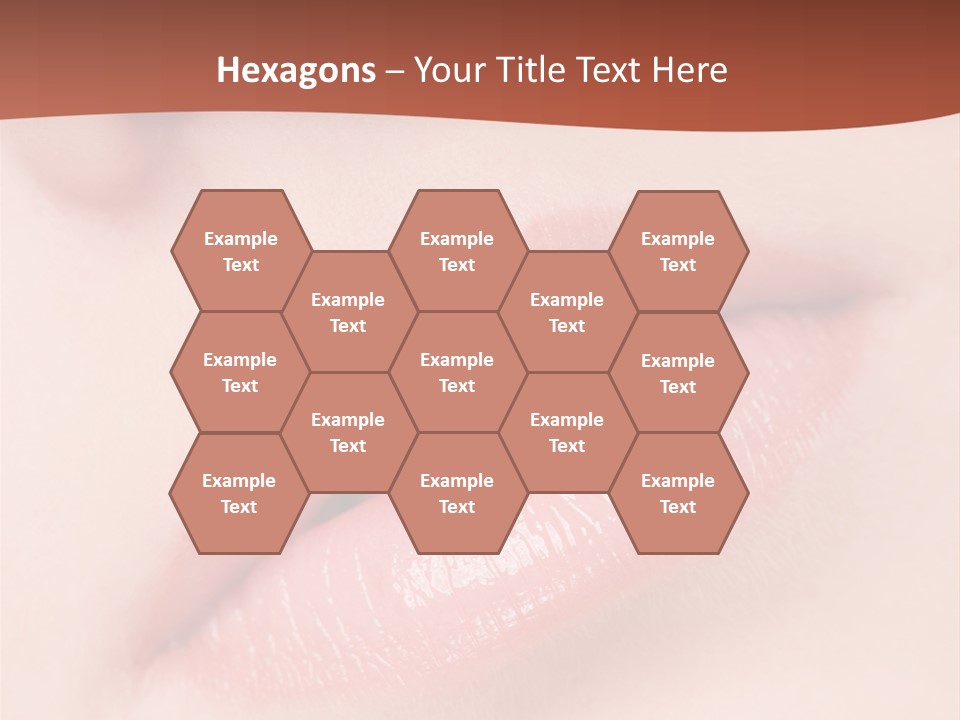 Skincare Lipstick Blush PowerPoint Template